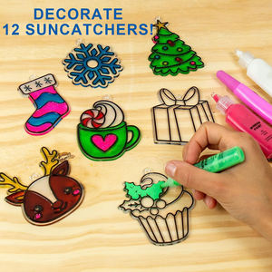 Kit <span class=keywords><strong>de</strong></span> Peinture Artistique 3D Non Toxique <span class=keywords><strong>pour</strong></span> Fenêtres – Jouet Éducatif DIY <span class=keywords><strong>pour</strong></span> Enfants - Product Image 3