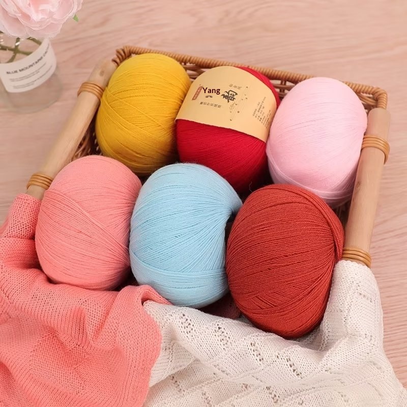 238 Cashmere Mohair Wool Lace Hand-Woven Wire Soft Fine Crochet Fabric Hand Knitting Wholesale