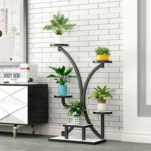 Portafiori a più livelli <span class=keywords><strong>in</strong></span> <span class=keywords><strong>ferro</strong></span> <span class=keywords><strong>battuto</strong></span> per interni, soggiorno e balcone - Product Image 5