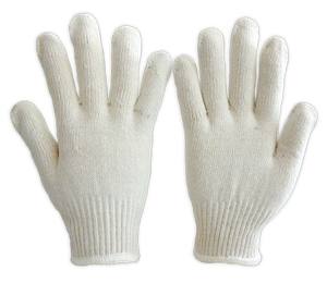 Guantes de Seguridad de Algodón Blanco Tejido Resistentes al Frío, Calibre 7/10, 24 cm, 400g-<span class=keywords><strong>800g</strong></span> / Guantes de Jardinería Reutilizables de Poliéster Lavables a Máquina - Product Image 2