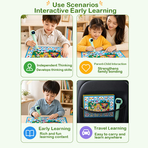 Penna Educativa per Bambini con <span class=keywords><strong>Puzzle</strong></span>, Giocattolo Intelligente per l'Apprendimento dell'<span class=keywords><strong>Inglese</strong></span> e lo Sviluppo del Senso Comune - Product Image 3