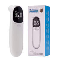 En Stock Thermomètre Numérique Fièvre Infantile Thermomètre Frontal et Auriculaire Ménage Électronique En Plastique le Thermomètre pour Bébé