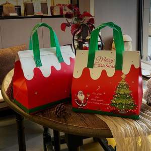 Bolsa Térmica Aislante Desechable de Tela No Tejida de Alta Calidad con Logotipo Personalizado para Comida, Café, Pizza, Postres, para Llevar en Navidad - Product Image 1