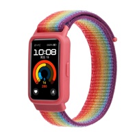 Bracelet de sport BEEFLYPOWER Explosions, étui en TPU, sangle en nylon pour Huawei Band 10 9 8 7 6