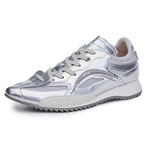 Chaussures décontractées pour femmes en cuir véritable de qualité supérieure, style coréen, design artistique à bout pointu, rehaussantes, pour la marche lente, respirantes, collection automne - Product Image 1