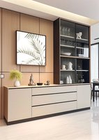 Armoire de salle à manger en teck anti-déformation avec fond ventilé pour la conservation des aliments humides dans les foyers tropicaux