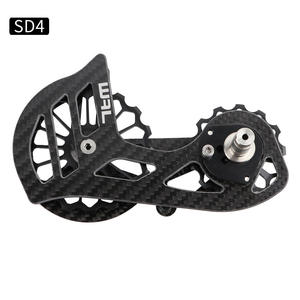 Rueda Guía de Desviador Trasero de Fibra de Carbono y Cerámica de 17T para Bicicleta de Carretera, Compatible con <span class=keywords><strong>SHIMANO</strong></span> R6800 R7000 R8000 R9100 - Product Image 2