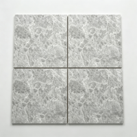 Carreaux de sol en porcelaine moderne antidérapants mats 400*400, antibactériens, à veinage aléatoire, pour cuisine, salle de bain, villa
