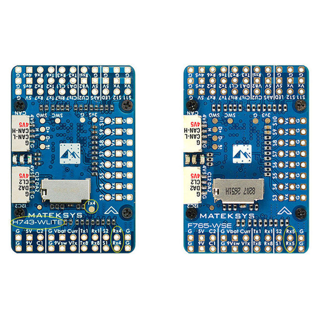 MATEKSYS H743-WLITE Flight Controller W/OSD 2-6S Lite 22g STM32H743 480MHz 512KB/2MB for RC Multirotor Fixed-Wing ArduPilot INAV