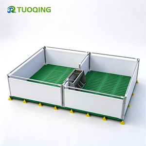 คอกเลี้ยงลูกสุกร รั้วพีวีซี พื้นพลาสติกแบบแผ่น สำหรับฟาร์มขนาดเล็ก - Product Image 3