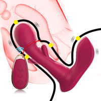 Stimulateur en silicone avec sangle télécommandée pour adulte, godemichet anal, vibromasseur, masseur de prostate, jouets sexuels pour femme