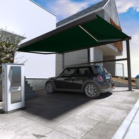 Auvent électrique à cassette intégrale rétractable pour terrasses, fenêtres, auvents extérieurs, protection UV, gris