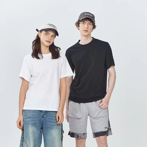 Camisetas Versátiles Básicas Personalizadas de Algodón Puro de 220g para el Desplazamiento Diario, Reuniones Informales y Uso en Capas - Product Image 1