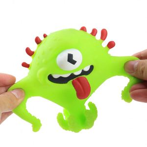 Creative Monster Snow Novelty Squeeze Toy Fun Fidget Stretchy TPR Soft Rubber Sand Certified Stress Relief Toy 14cm JINFENG <b>Boys</b> - Product Image 5