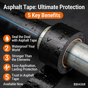 Cinta de Reparación de Asfalto Autoadhesiva de Marca China <span class=keywords><strong>para</strong></span> <span class=keywords><strong>Techos</strong></span>, Material de Construcción <span class=keywords><strong>para</strong></span> Reparación de Impermeabilización - Product Image 3