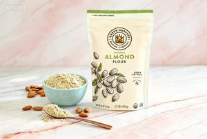 Harina de Almendras Orgánica <span class=keywords><strong>Sin</strong></span> Azúcar, Harina de Almendras Ultrafina Soluble, Polvo Saludable para Dieta, Envío Directo Disponible - Product Image 2
