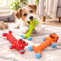 Jouets à mâcher interactifs et écologiques pour chiens, résistants aux morsures, pour le nettoyage des dents molaires, pour chiens de petite et moyenne taille, en caoutchouc