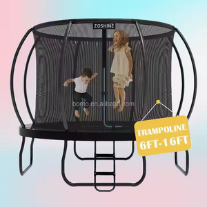 <span class=keywords><strong>Trampoline</strong></span> rond Zoshine Bid Winner avec filet interne sans couture, ressorts à haute tension, pour l'extérieur, idéal pour la famille et le <span class=keywords><strong>fitness</strong></span> - Product Image 6