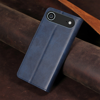 Casing HP Lipat Kulit PU untuk iPhone 17 Air - Penutup Berdiri dengan 3 Slot Kartu, Penutup Magnetik & Cangkang Anti Benturan