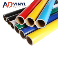 Vinilo Autoadhesivo de PVC de 1.22*50M para Plotter de Corte, Rollo de Vinilo Autoadhesivo de Color