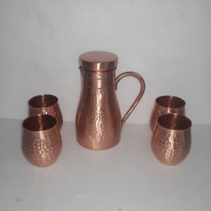 Nueva jarra de cobre que fomenta elecciones conscientes en la vida diaria, jarras de cobre asociadas con pureza y equilibrio - Product Image 1