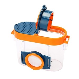 Lupa educativa para niños, juguete para exploración en el aula y al aire libre, caja de plástico con doble lente para observación de insectos - Product Image 3
