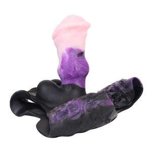 SHAZ-3215 Fantasy Male Penis Wearing Penis Sleeves Soft <b>Silicone</b> with Realistic Touch Effective Enhancement Adult Toy - Product Image 6