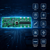 Carte de protection de batterie professionnelle 48V 100A PCM BMS PCBA pour système de stockage d'énergie au lithium LiFePO4, service OEM ODM PCBA