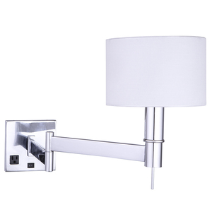 Lampe murale d'hôtel Best Western Transitional Refresh, base E26, corps en fer, lumière LED pour lits King, Queen et doubles - HL-21303 - Product Image 4
