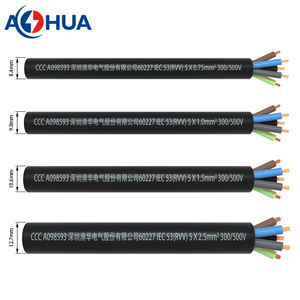 300V 500V Dispositifs d'alimentation PVC isolés et gainés 3 noyaux 0.5 0.75 1.0 1.5 2.5 <span class=keywords><strong>MM</strong></span> Fil électrique - Product Image 4