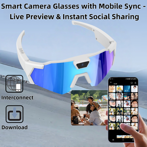 <span class=keywords><strong>Gafas</strong></span> <span class=keywords><strong>de</strong></span> Sol Inteligentes con Video y Logotipo Personalizado al por Mayor, <span class=keywords><strong>Gafas</strong></span> <span class=keywords><strong>de</strong></span> Video Deportivas HD 1080P <span class=keywords><strong>para</strong></span> Esquí, Senderismo, Aventuras y Viajes - Product Image 4