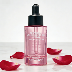 ATTATION Ampoule éclaircissante vitaminée Rosy Bloom, sérum coréen correcteur de teint, soin anti-taches pour peaux sensibles - Product Image 2
