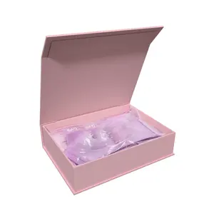 豪华硬盒纸可折叠袜子包装女文胸储物磁性服装盒内衣礼品盒