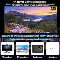 JSGAMING M8 Family TV 20000 jeux, manette sans fil, console de jeu vidéo 4K HD, console de jeu rétro, US