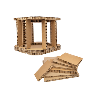 Venta al por mayor de cartón de nido de abeja servicio OEM palé de papel fuerte personalizado grueso de forma especial hecho en fabricante - Product Image 2