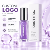 Gloss à lèvres effet miroir nacré RTS 6ml, haute brillance, hydratant, 38 couleurs, faible MOQ 2 pièces, vente en gros, logo personnalisé