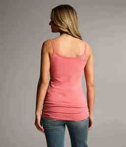 Canotta da Donna Personalizzata 2026 in 93% <span class=keywords><strong>Cotone</strong></span> 7% Spandex Traspirante con Spalline Sottili, Vestibilità Slim, Etichetta Privata, in Jersey, Vendita all'Ingrosso - Product Image 4