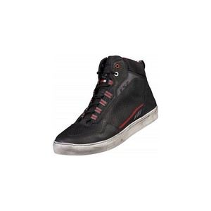 Bottes moto Ls2 Zoe noires et rouges taille 45 respirantes à lacets pour toutes les saisons - Product Image 1