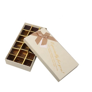 Sang Trọng Thân Thiện Với Môi Sô Cô La Bóng Bao Bì Hộp Macaron Hộp Quà Tặng Tùy Chỉnh Hộp Sô Cô La Với Ribbon - Product Image 5