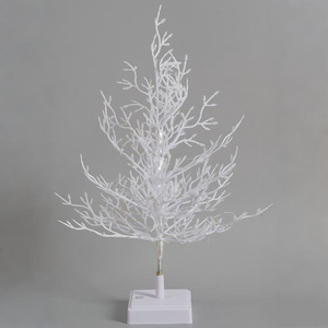 Lámpara LED de <span class=keywords><strong>Abedul</strong></span> Blanco al por Mayor, Lámpara de Mesa con Ramas de Nieve y Batería, Árbol de Navidad para Decoración Navideña de Interiores - Product Image 4