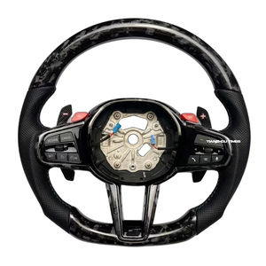 Volante Deportivo con Calefacción y Luces LED de Fibra de Carbono Serie G CS para <span class=keywords><strong>BMW</strong></span> X6 G06 Z4 G29 G26 G87 M2 G80 M3 M4 G82 M5 G90 G42 G20 G28 X5 G05 - Product Image 5