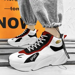 2024 printemps haut chaussures de basket-ball pour hommes sports décontractés dans le Style chaussures en cuir à la mode à la mode pour hommes