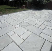 Vente en gros Pavé en grès gris Pavé de patio Pavé d'allée Carrelages de sol de jardin Pavé naturel Carreaux en grès