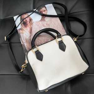 Linen Boston Bag Women <b>Shoulder</b> <b>Strap</b> Durable Daily Use Handbag - Product Image 2