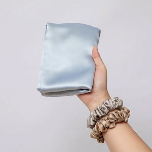 Grosir kustom penjualan terbaik mewah 6A kelas 100% masker mata murbei sutra sarung bantal <span class=keywords><strong>Set</strong></span> hadiah dengan kotak hadiah - Product Image 5