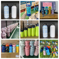 Thermos chauds et froids en acier inoxydable de 750ml avec paille étanche pour le sport ou le camping.