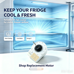 Moteur de refroidissement électrique en cuivre pour réfrigérateur A62L12SFN8CF-19 pour la réfrigération domestique, pièces de rechange HVACR, neuf - Product Image 3