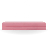 Meuble TV moderne en bois massif rose bébé, design nouveau, luxueux et écologique, avec 8 tiroirs pour salon, appartement et chambre à coucher