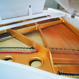 Middleford <span class=keywords><strong>Piano</strong></span> de cola blanco con Banco de <span class=keywords><strong>piano</strong></span> y accesorios - Product Image 5