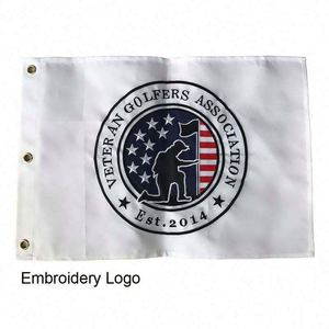 Cost-effective Bulk Supply Custom Size Pennant High <b>Stitching</b> Craft Golf Flag Matching Optional Golf Flag - Product Image 5